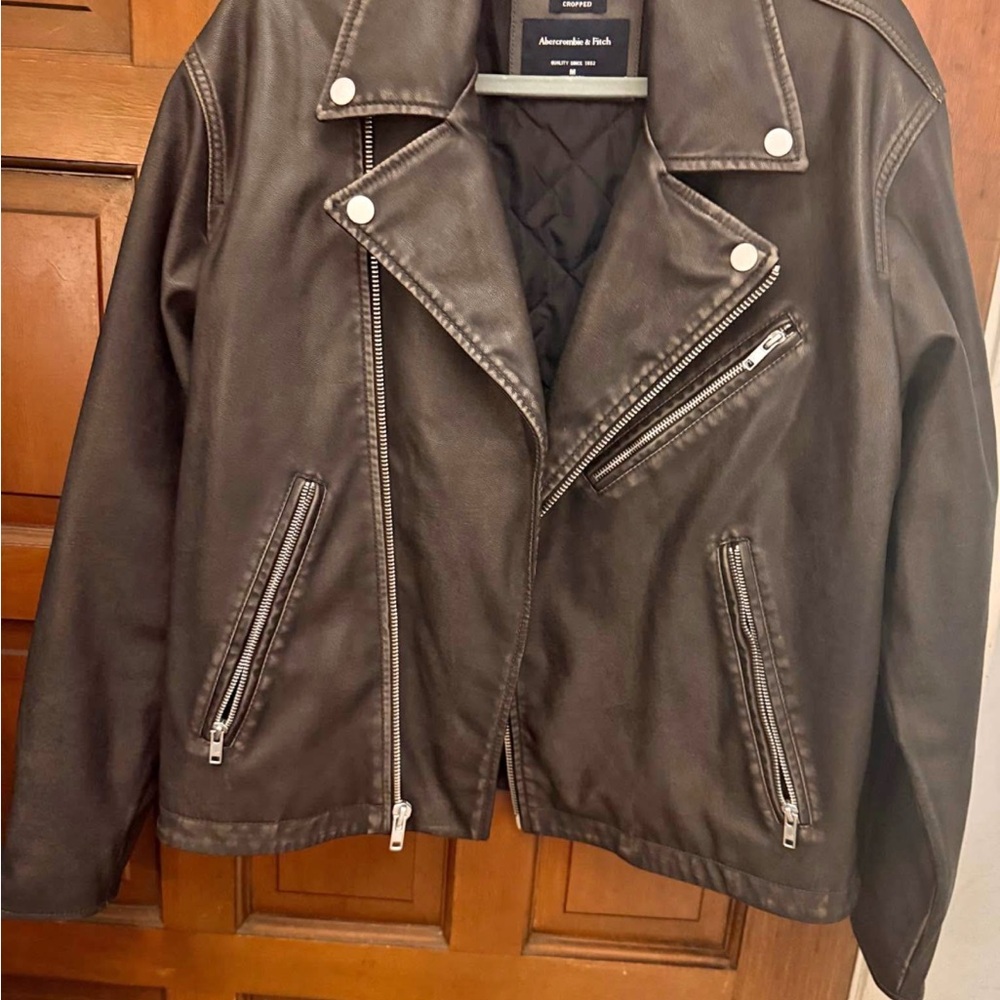 Abercrombie & Fitch Black Quilted Jacket